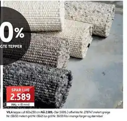 Bohus VILA. teppe, NOK 2589 tilbud