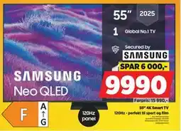 POWER 55 4K Smart TV, NOK 9990 tilbud