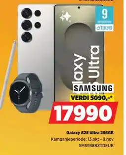 POWER Galaxy S25 Ultra 256GB, NOK 17990 tilbud