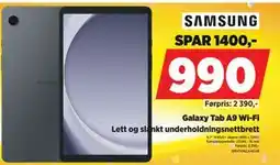 POWER Galaxy Tab A9 Wi-Fi, NOK 990 tilbud