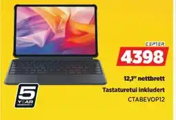 POWER 12,1 nettbrett, NOK 4398 tilbud