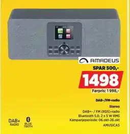 POWER DAB-/FM-radio, NOK 1498 tilbud