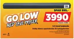 POWER 5.0-kanal lydplanke, NOK 3990 tilbud