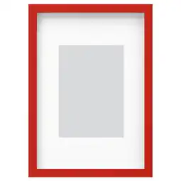 IKEA RÖdalm Ramme, rød, 21x30 cm tilbud