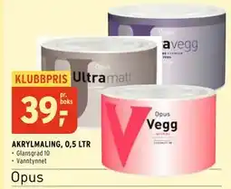 Montér AKRYLMALING, 0,5 LTR, Medlemspris tilbud