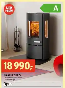 Montér IGNIS ECO VEDOVN, NOK 18990 tilbud