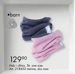 Sparkjøp Hals i ullmix, NOK 129.9 tilbud