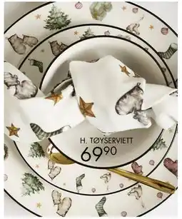 Sparkjøp TØYSERVIETT, NOK 69.9 tilbud