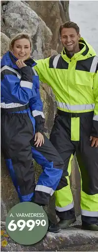 Sparkjøp Worker varmedress med perfekt passform, NOK 699.9 tilbud