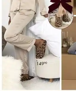 Sparkjøp Tøffel leopardmønstret Alexis, NOK 149.9 tilbud