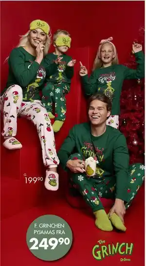 Sparkjøp Grinchen tøffel, NOK 199.9 tilbud