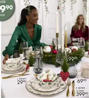 Sparkjøp BESTIKK 16 DELER, NOK 399.9 tilbud