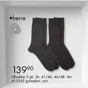 Sparkjøp Ullsokker 2 pk, NOK 139.9 tilbud