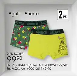 Sparkjøp 2 PK BOXER tilbud