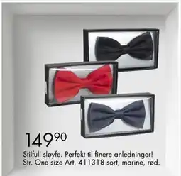 Sparkjøp Stilfull sløyfe., NOK 149.9 tilbud