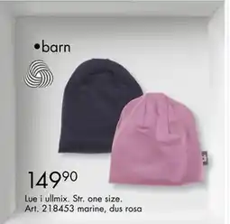 Sparkjøp Lue i ullmix, NOK 149.9 tilbud