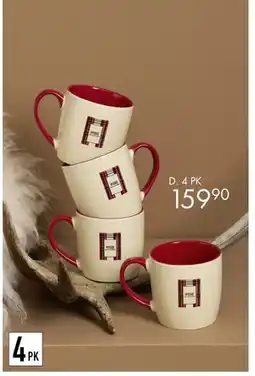 Sparkjøp Krus 4pk Hygge, NOK 159.9 tilbud