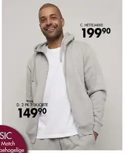 Sparkjøp Hettejakke med snortrekk og glidelås, NOK 199.9 tilbud