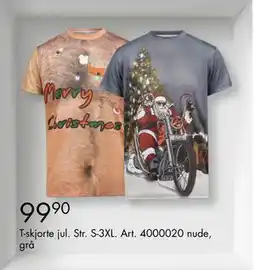 Sparkjøp T-skjorte jul, NOK 99.9 tilbud
