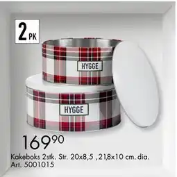 Sparkjøp Kakeboks 2stk, NOK 169.9 tilbud