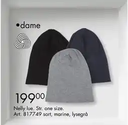 Sparkjøp Nelly lue, NOK 199 tilbud