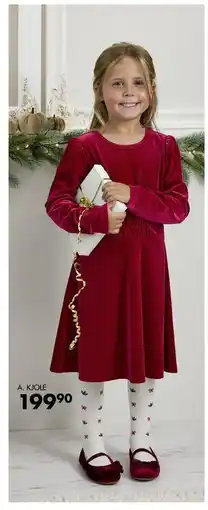 Sparkjøp Kjole i stretch velour, NOK 199.9 tilbud