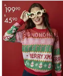 Sparkjøp Funny brille Ho Ho, NOK 45.9 tilbud