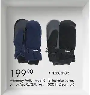 Sparkjøp Hamarøy Votter, NOK 199.9 tilbud