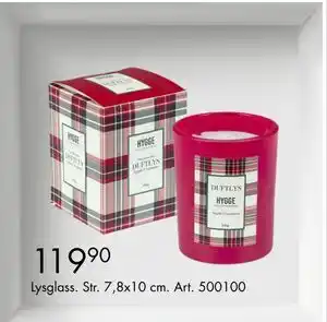 Sparkjøp Lysglass, NOK 119.9 tilbud