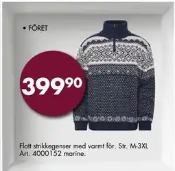 Sparkjøp Flott strikkegenser med varmt, NOK 399.9 tilbud
