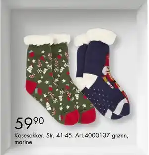 Sparkjøp Kosesokker, NOK 59.9 tilbud