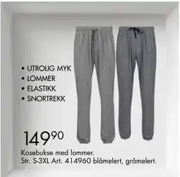 Sparkjøp Kosebukse med lommer, NOK 149.9 tilbud