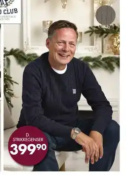 Sparkjøp STRIKKEGENSER, NOK 399.9 tilbud