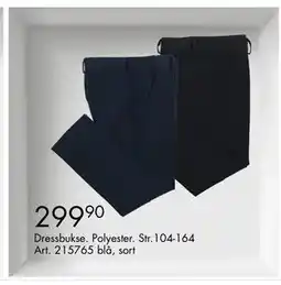 Sparkjøp Dressbukse. Polyester, NOK 299.9 tilbud