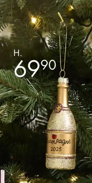 Sparkjøp Glassfigur champagne, NOK 69.9 tilbud