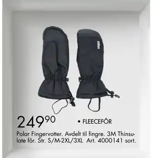 Sparkjøp Polar Fingervotte, NOK 249.9 tilbud