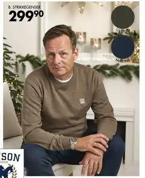 Sparkjøp STRIKKEGENSER, NOK 299.9 tilbud