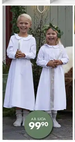 Sparkjøp Luciakjole til jente, NOK 99.9 tilbud