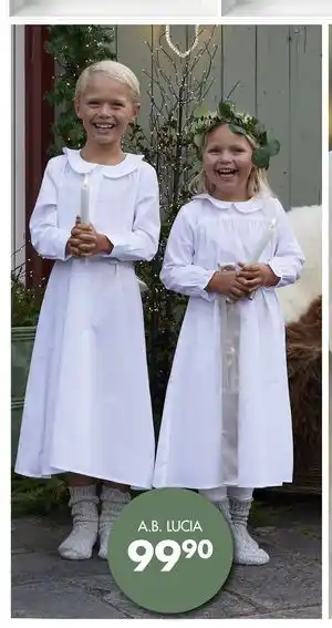 Sparkjøp Luciakjole til jente, NOK 99.9 tilbud