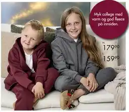 Sparkjøp Hettejakke med fleecefòr, NOK 179.9 tilbud