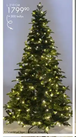 Sparkjøp Juletre Beauty 300 ledlys, NOK 1799.9 tilbud