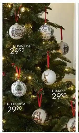 Sparkjøp Julekule Nostalgisk 2 ass, NOK 29.9 tilbud