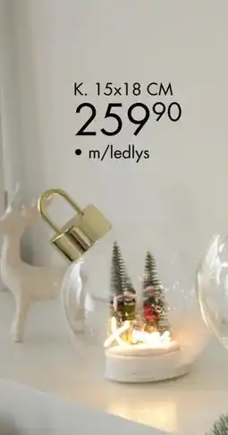 Sparkjøp Glasskule X-mas, NOK 259.9 tilbud