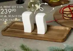 Sparkjøp Trefat sett Oliver 3stk, NOK 239.9 tilbud
