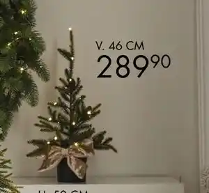 Sparkjøp Juletrebusk Bumby m/led og kongler, NOK 289.9 tilbud