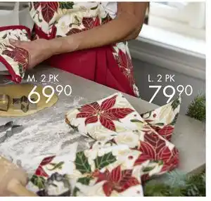 Sparkjøp Kjøkkenhåndkle 2 pk, NOK 69.9 tilbud