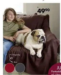 Sparkjøp Fleecepledd, NOK 49.9 tilbud