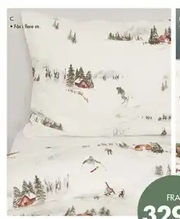 Sparkjøp Flanell Fjelltur sengesett tilbud
