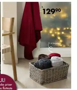 Sparkjøp Fleecepledd, NOK 129.9 tilbud