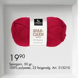 Sparkjøp Spargarn, NOK 19.9 tilbud